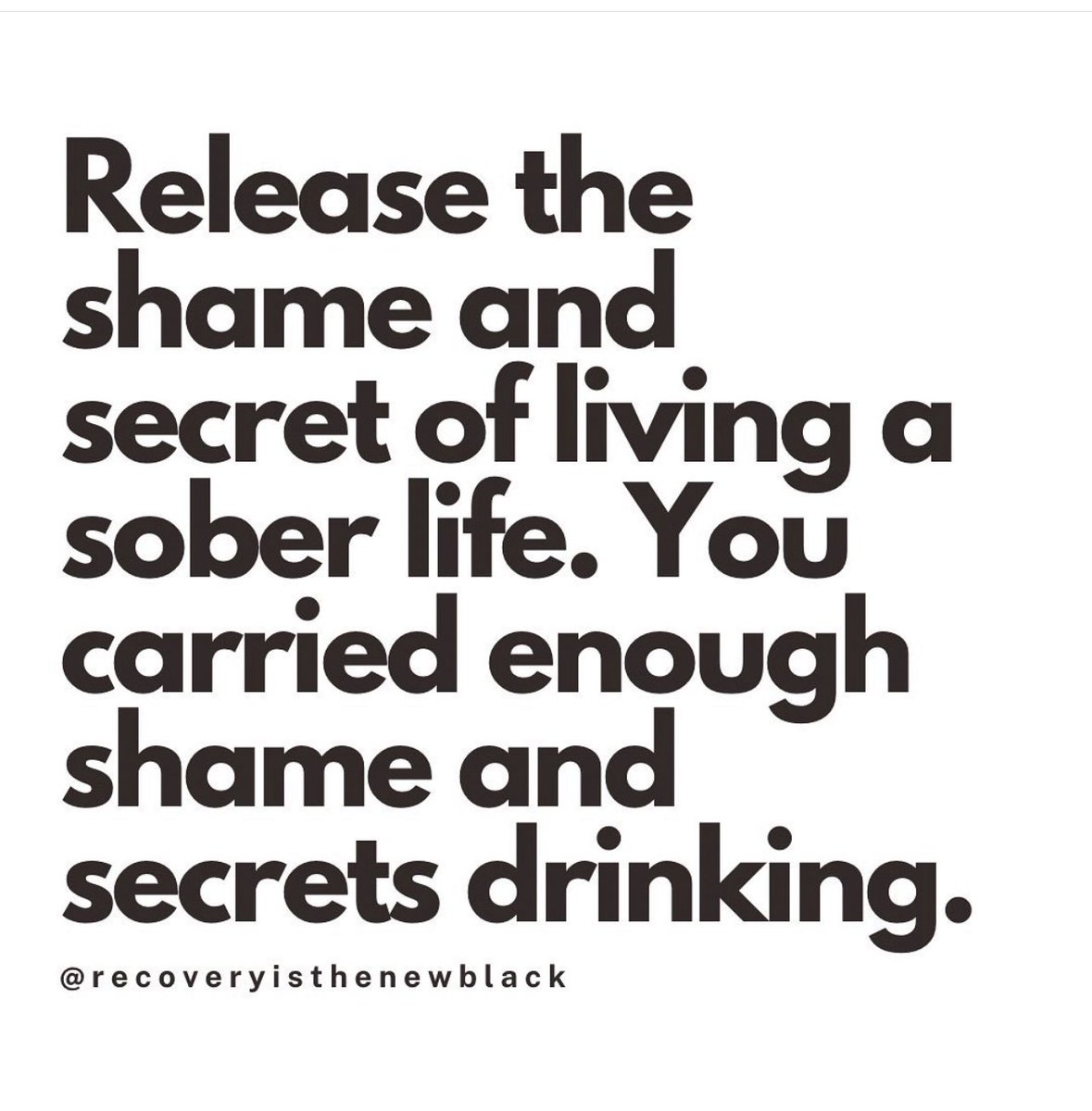 Michelle80Smith's tweet photo. Secrets keep us sick, and shame has a way of taking us down faster than quicksand. 

You’ve made a lifestyle choice to improve your quality of life, mental health, and self-worth. 

Never apologize or shrink for doing what’s best for you! 
#alcoholfree #sobermom #soberlife https://t.co/tSsCX7Lpb8