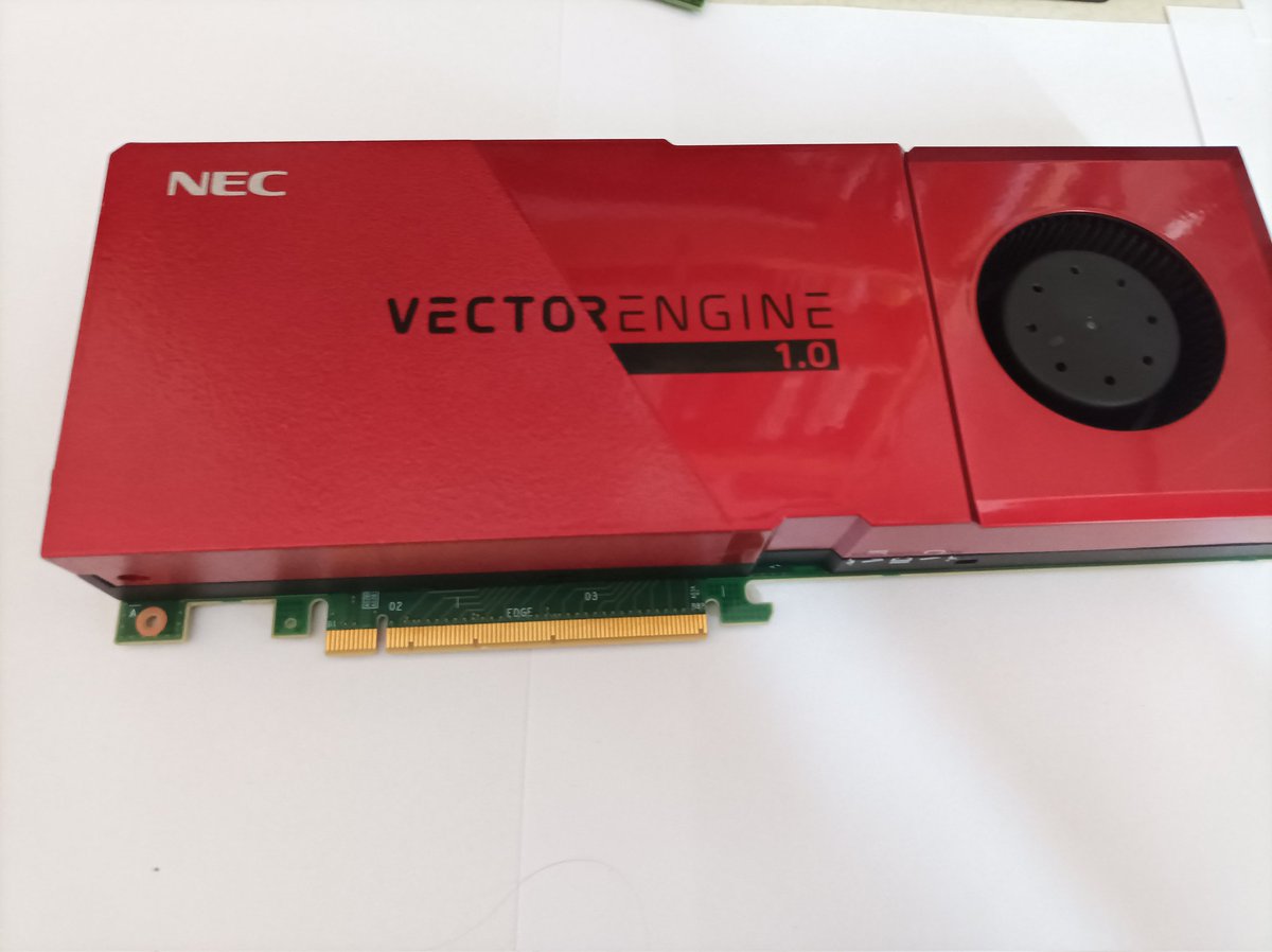 Anno0770's tweet image. Cute, what you can do with 128 cores this #VectorEngine beast from 2017 can do with 4.
I am definitely interested in playing with that RISC-V machine though.
Where can i learn more about supported instructions and memory bandwidth of your machine?