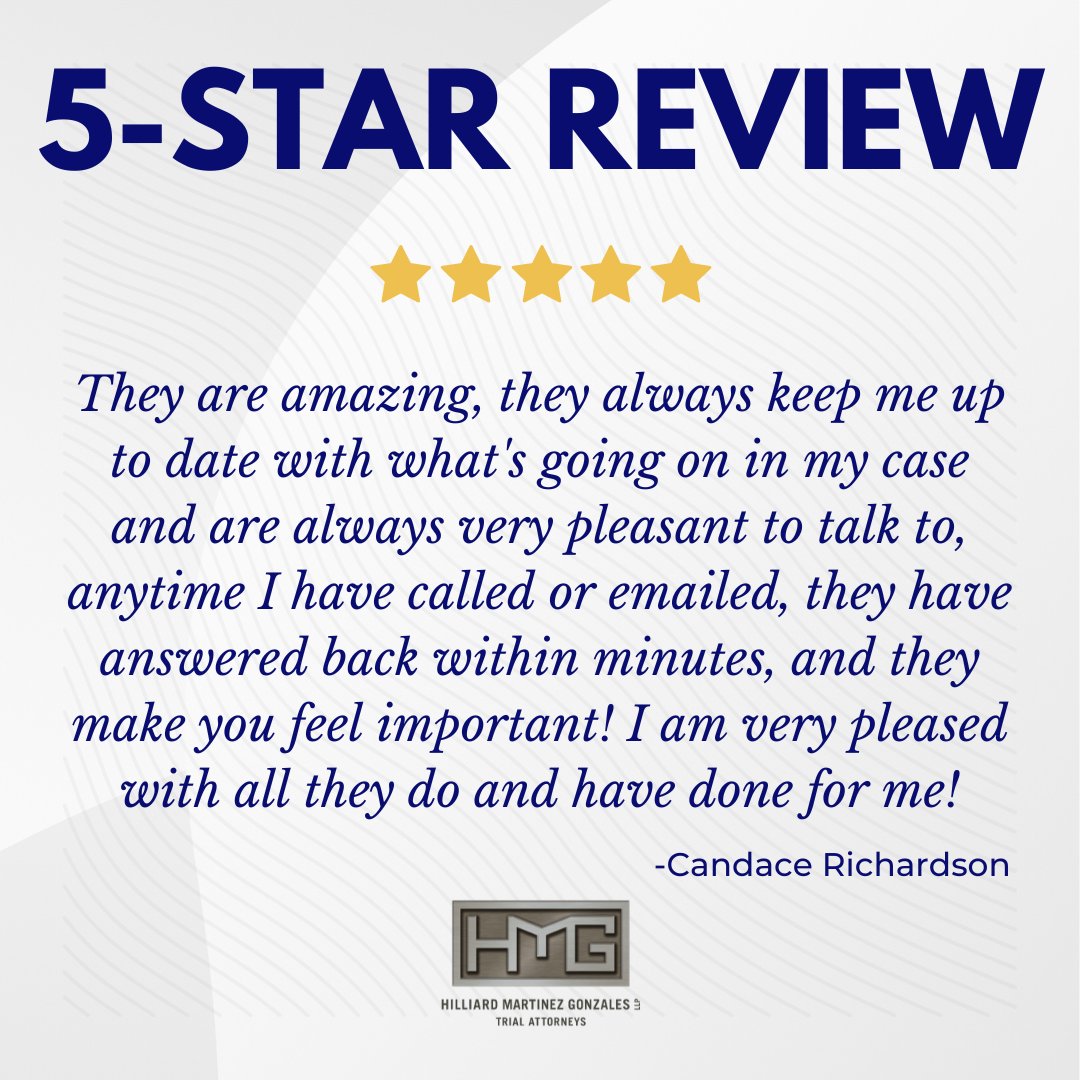 One of our favorite things is when we receive a new 5-star review from one of our clients. 

We always put our clients first and we always give 100%. 

Partner Rudy Gonzales was speaking to our Summer Interns earlier this week and he said, 'If you aren't going to give 100% to