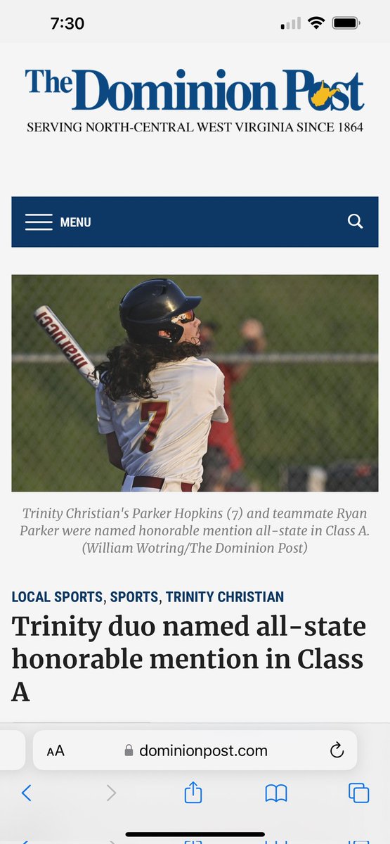 TPFury1's tweet image. Congrats to Ryan Parker and Parker Hopkins (TP Fury 16u) for make the All State Honorable Mention list!

Great season and they are only freshmen!
@TopProspectsTF @PowerSwingBB @TopPreps
#tpfurybaseball #trinitybaseball