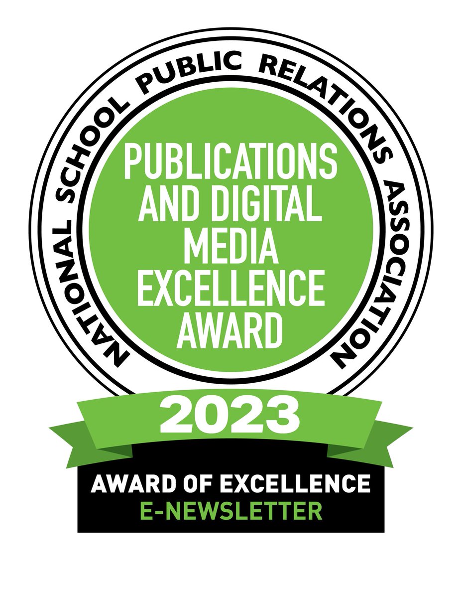 West Genesee Schools (@westgeneseecsd) on Twitter photo WGCSD Receives National Award for Communications
The National School Public Relations Association (NSPRA) has honored us with a 2023 NSPRA Award of Excellence for our e-News to External Audience. Here is the edition receiving the honor: smore.com/wvhg6-west-gen…. <a href="/jdbillscnzm/">David C. Bills</a> WGCSD Receives National Award for Communications
The National School Public Relations Association (NSPRA) has honored us with a 2023 NSPRA Award of Excellence for our e-News to External Audience. Here is the edition receiving the honor: smore.com/wvhg6-west-gen…. <a href="/jdbillscnzm/">David C. Bills</a>