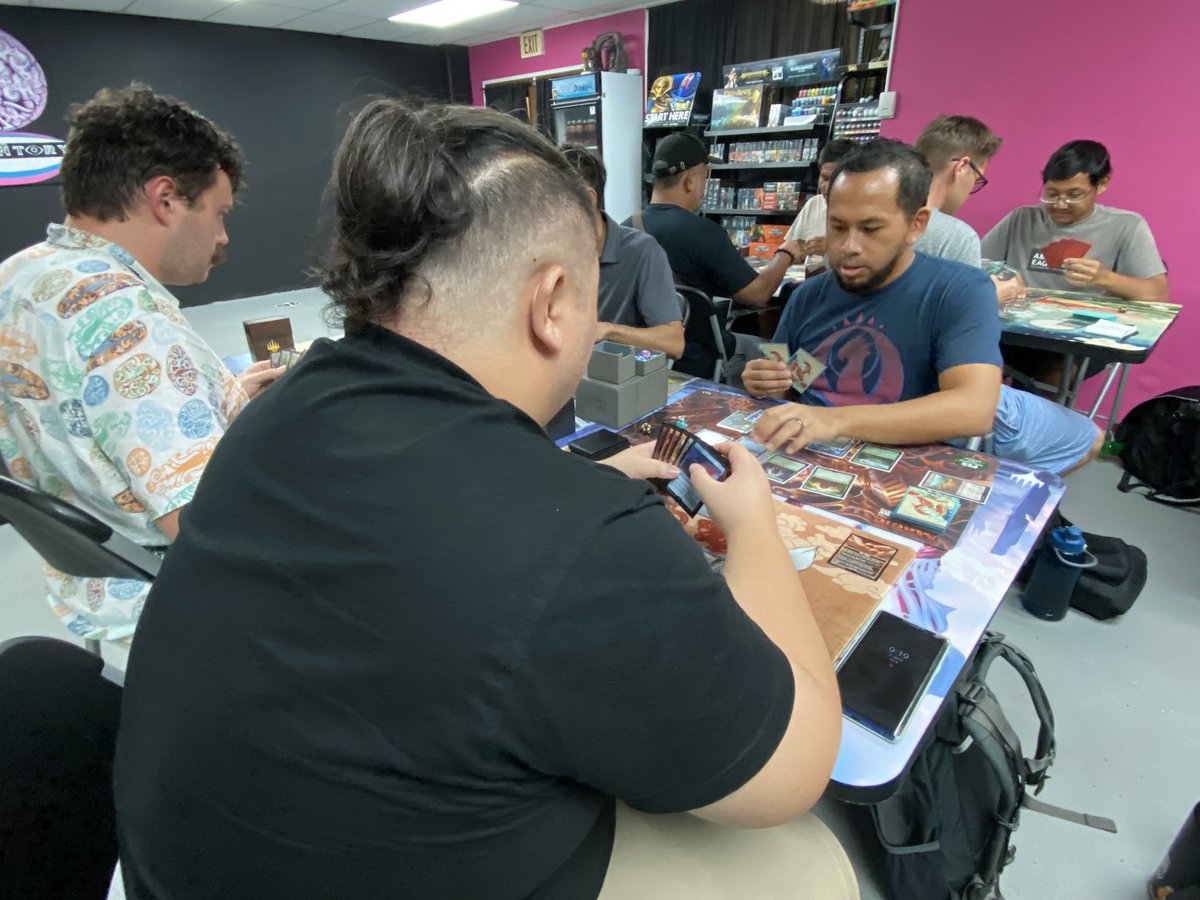 dojodean's tweet photo. Playtime! #Guam #MTGxLOTR #TCG #GEE #StackSquad https://t.co/3WL6Br7VPs
