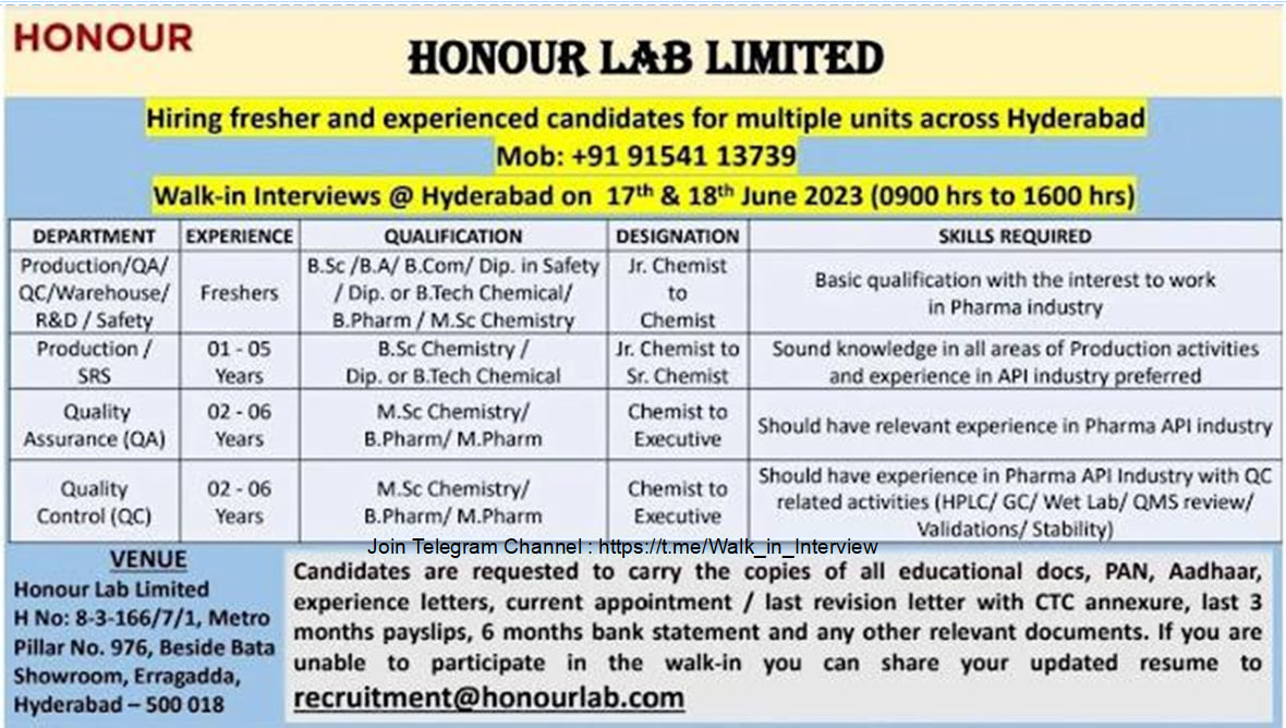 walkin_jobs's tweet photo. Walk-in interviews will be held on #June 3rd, 4th, and 5th - [ 1/3 ]

Telegram Channel : https://t.co/OE9GqVZH7K

#walkininterview #careers #வேலைவாய்ப்பு #jobsearch #jobseekers #jobs_careers #walkin_jobs #india #freshers #Walkindrive #Walkin #interview #careeropportunities https://t.co/kd9SjRbJQG