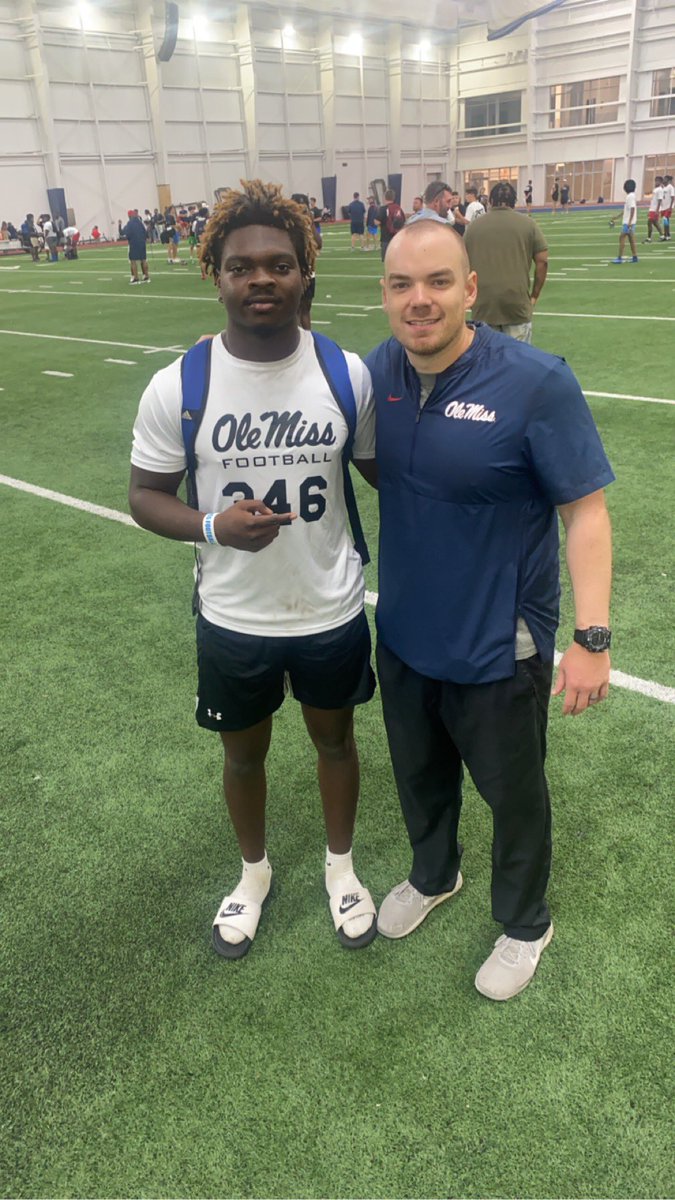 coby_owens's tweet photo. Had a great time at @OleMissFB camp! Clocked a 4.53 40 yard dash! @Coach_GMcCarley @CoachGolding https://t.co/br97LCWscC