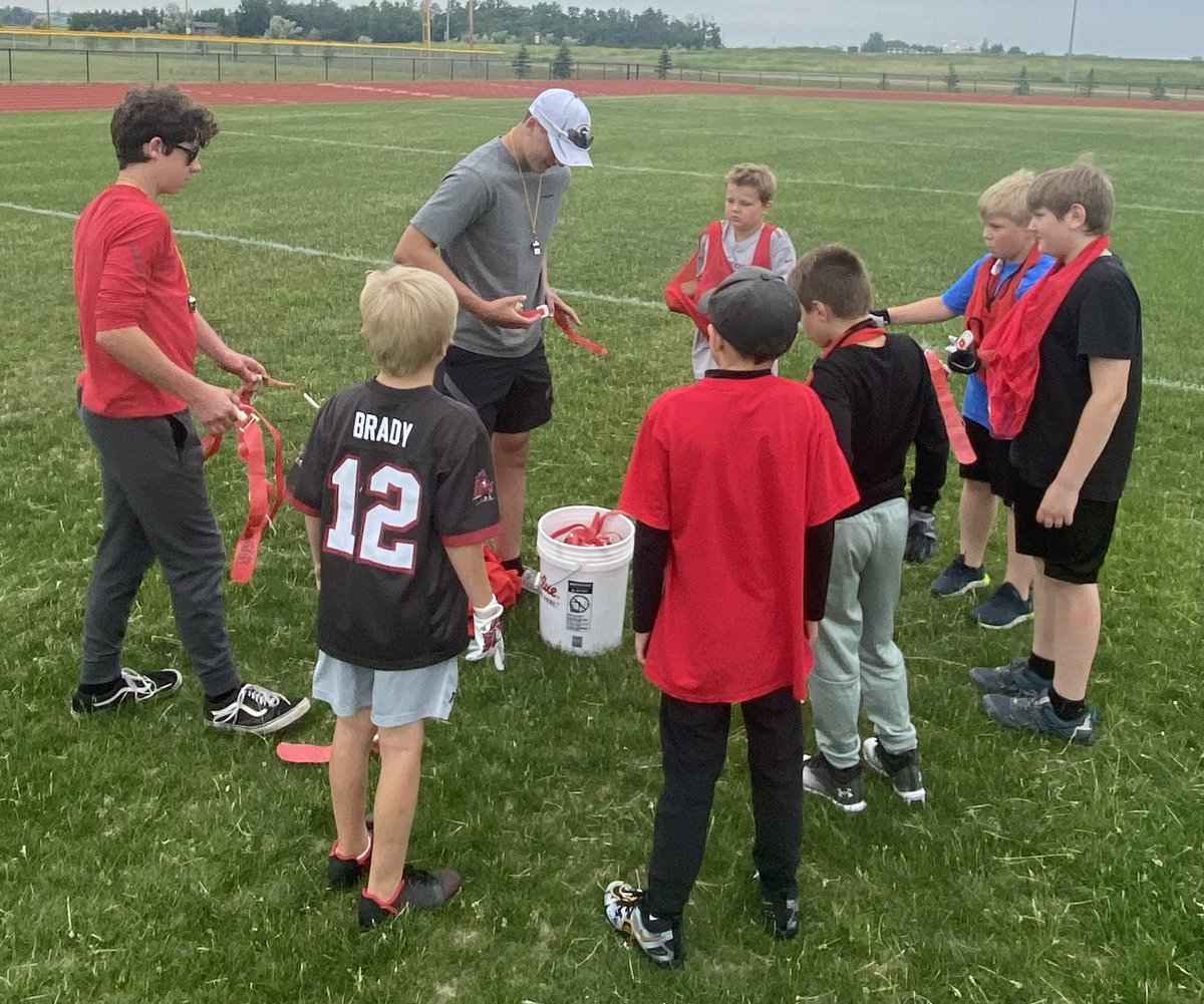 A great first night Youth Flag Football League! Our guys coached 3rd & 4th grade and 5th & 6th grade teams. We can’t wait for our second night of action next Thursday! #AllEyesNorth