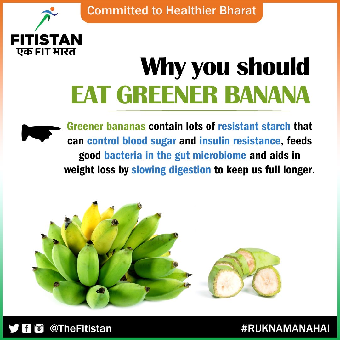 Why one should eat greener bananas ?
#HealthyEating #Fitistan