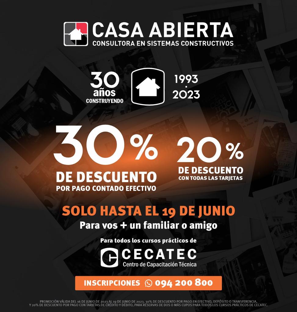 A las 20 hs comenzó nuestra Promo Cumpleaños para festejar nuestros 30 años de actividad.