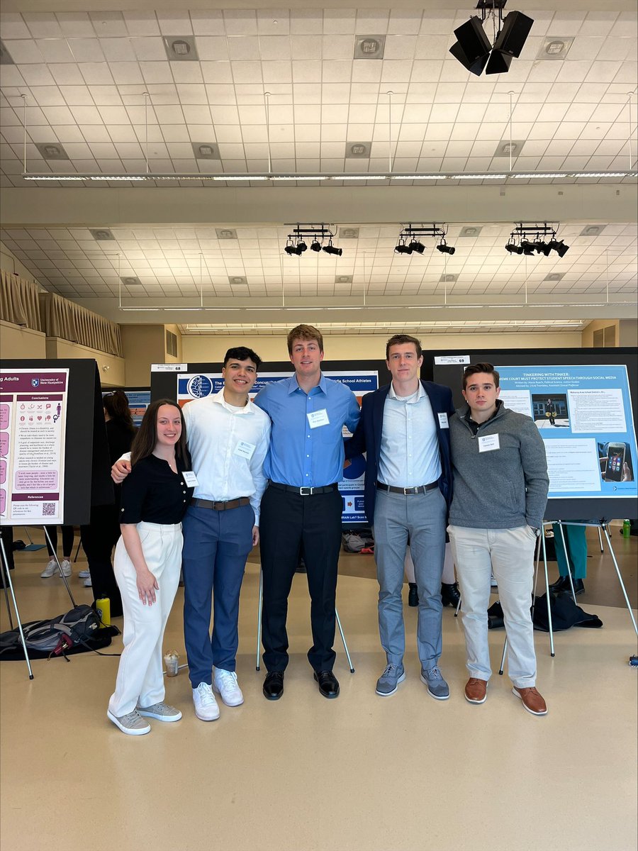 Very proud of these BRAIN Lab undergraduate researchers! Their work spans concussion care across youth, high school, and collegiate athletes! Each of them presented their work for <a href="/UNH_URC/">UNH URC</a>! <a href="/UNHKinesiology/">UNH Kinesiology Dept</a> #concussion #studentresearch #getinvolved