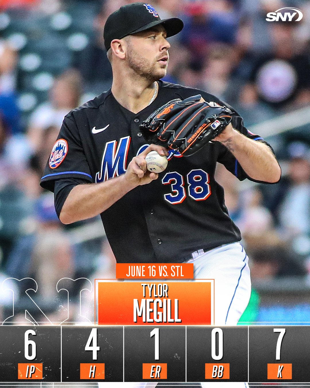 SNY Mets on X: A tremendous outing from Tylor Megill tonight