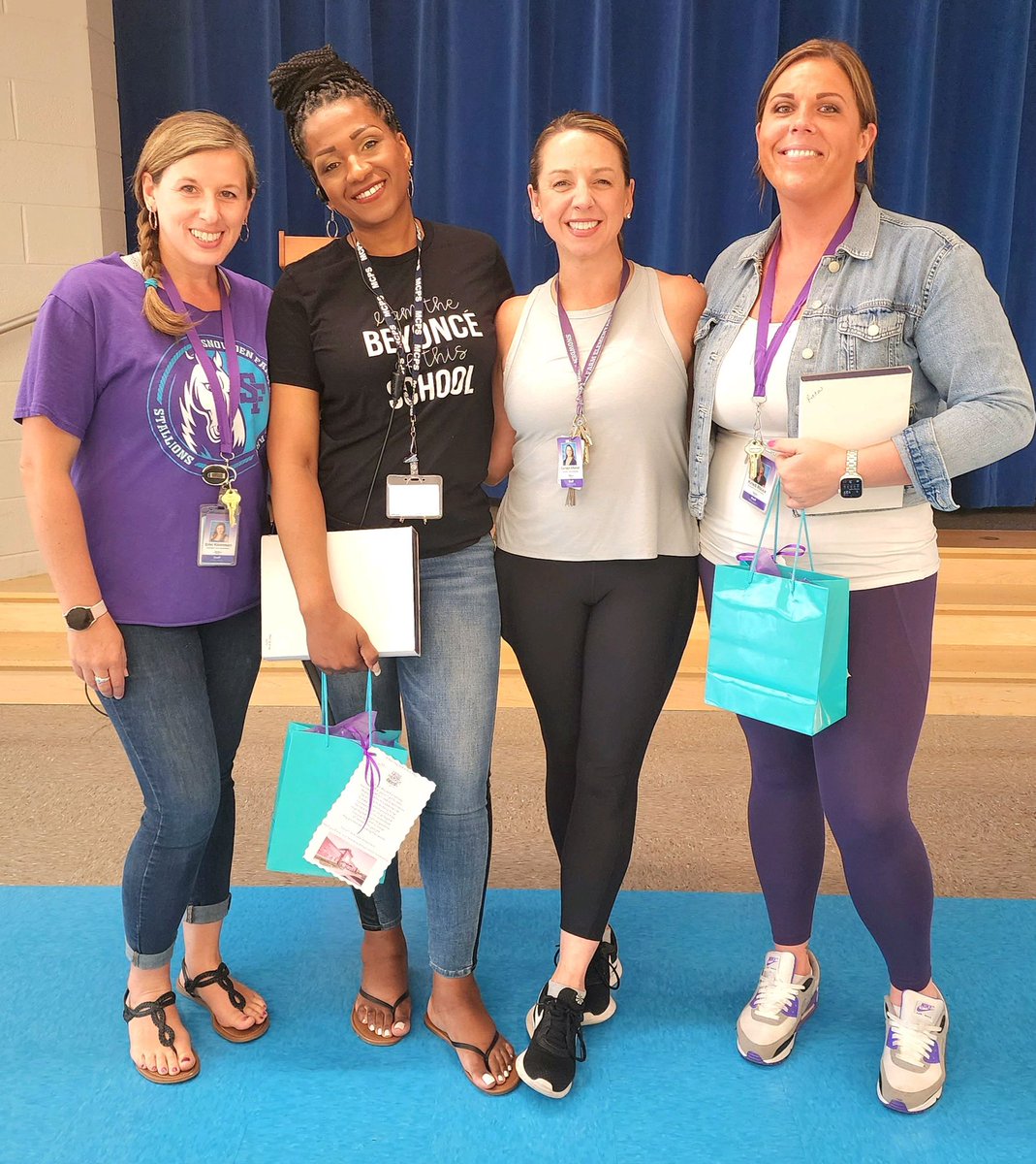 The OGs…not ready to let two of these amazing people go on to their new roles just yet, but know what absolute rock stars they will be! The roles of Executive Director in the Office of the Deputy Superintendent and Assistant Principal At Magruder HS will be top notch!💜💙