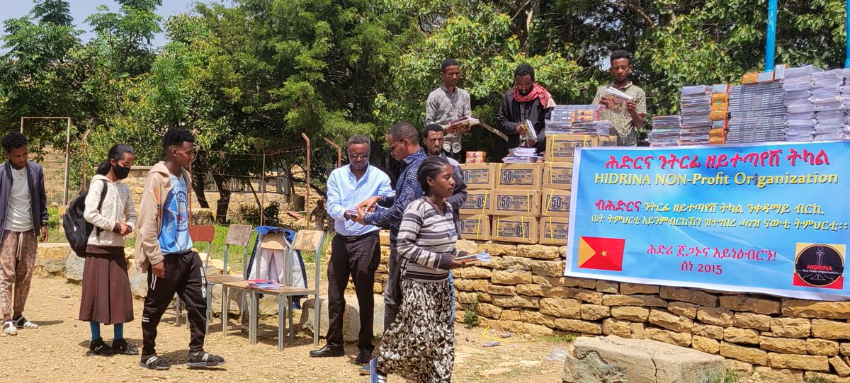 Hidrina1_Org's tweet photo. Stay tuned for the full video capturing the heartfelt moments as we distribute school supplies to the families of our Tegadelti.
#tigray #TDF https://t.co/lZHHj4TrSp
