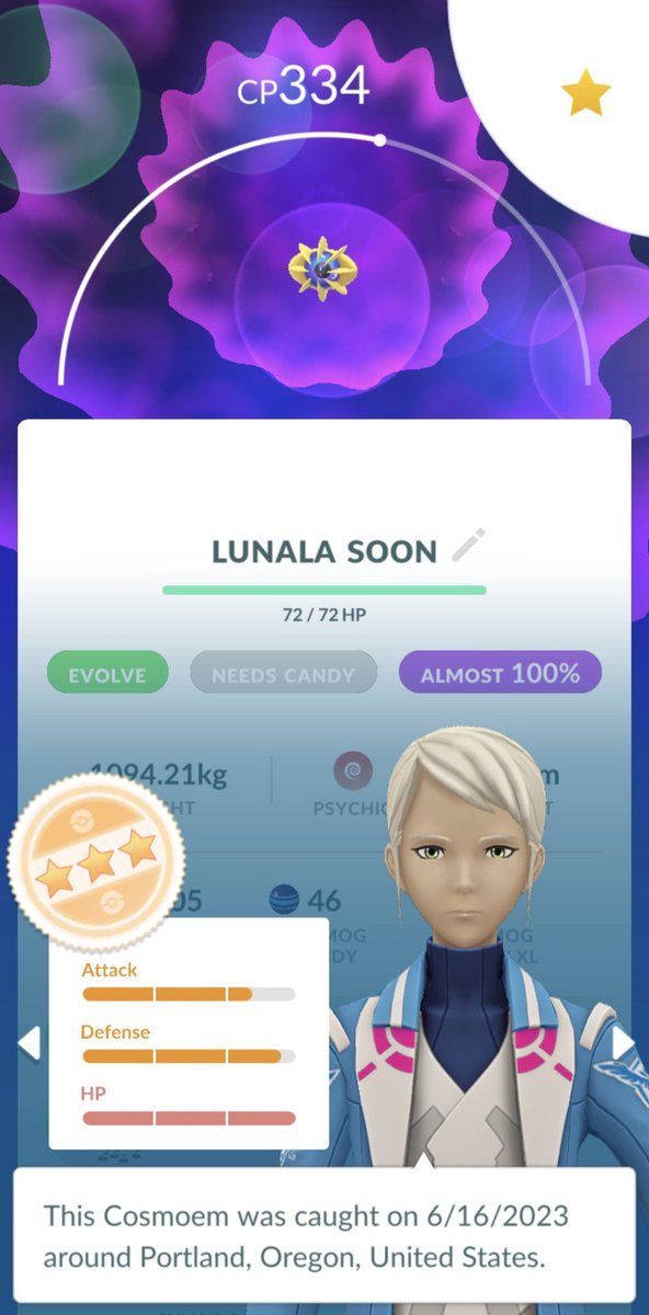 ricciardionline's tweet photo. havin a rlly güd day (1 of 2) 🙏
#pokemongo #solsticehorizons
#shinycheck #shinypokemon ✨ https://t.co/qLodkpubGx