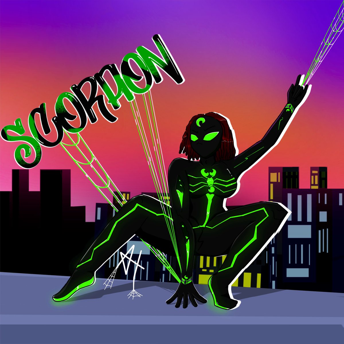 PureEssence0936's tweet photo. Here’s a spidersona of mine!  #spidersona #acrossthespiderverse  #marvel #art #digitalart #oc 

etherealessencesgraphics on IG
Lovely0936 - TikTok https://t.co/qQGWQ2mwta
