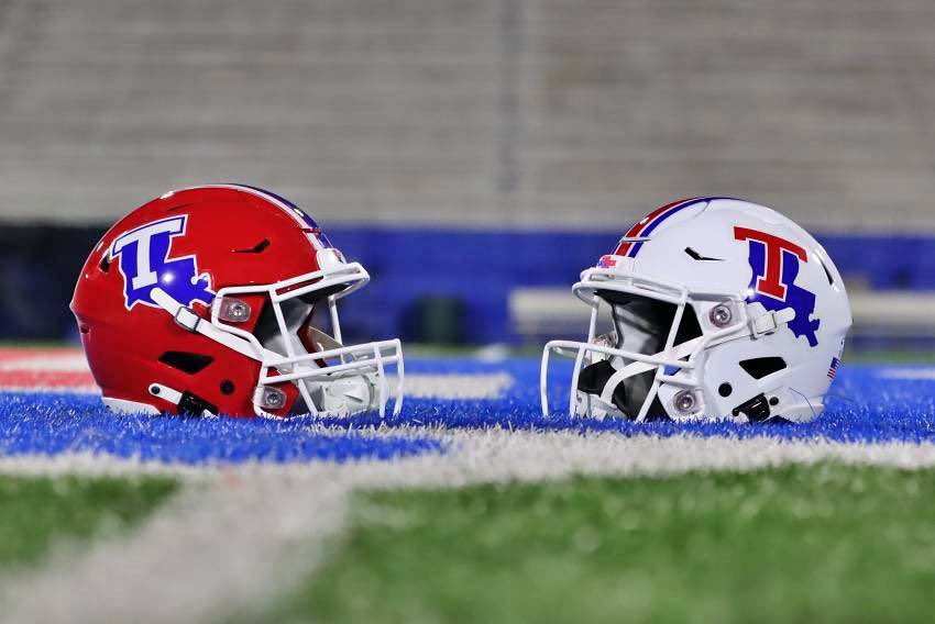 NateShep20's tweet photo. Blessed to have received an offer from @LATechFB 🔴🔵. Thank you @VealCoach and @SCumbie_LaTech‼️@coachjones99 @Julie_Boudwin @On3Recruits @Mandeville_FB @WillieShepJr https://t.co/j1G1sMptfr