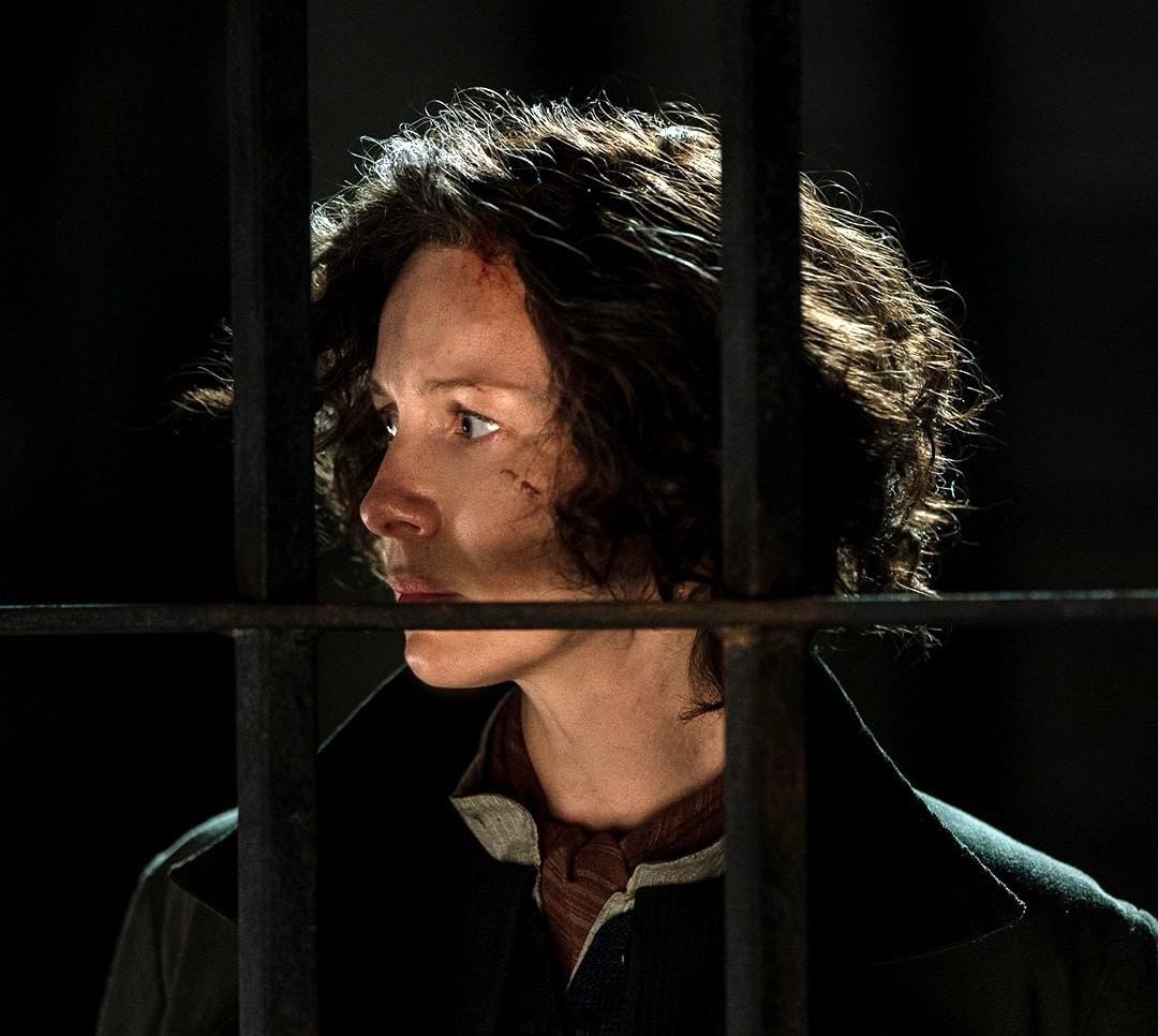 🌟WRONG ANSWERS🌟 Uh-oh. Claire has been arrested and she’s in jail! What’s her crime? #Outlander  #FridayFun