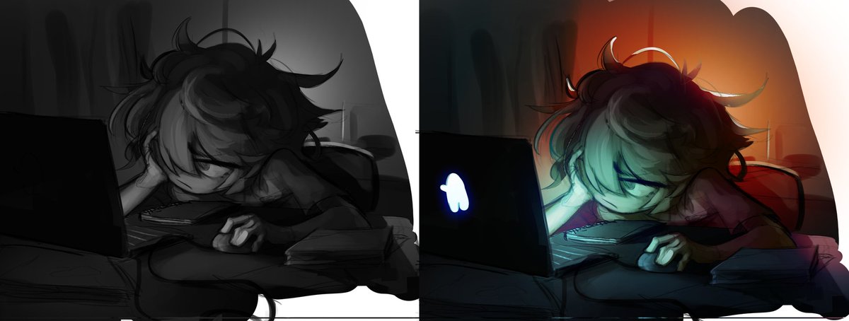 IwaButSimp's tweet photo. In the meantime I'll show you some concept art I did for the comic I published (which by the way thank you so much for the support it has received 🥺💙🙏), along with some discarded expressions and warm-up sketches of Peter for you ✨ https://t.co/9JKJ8expXA