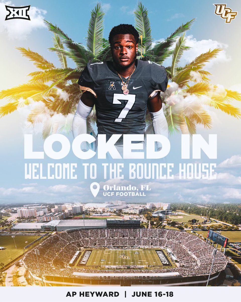 I’m here! 📍@CoachWilliams_7 @CoachDavidGibbs @CoachGusMalzahn @UCF_Football #GoKnights #ChargeOn ⚔️