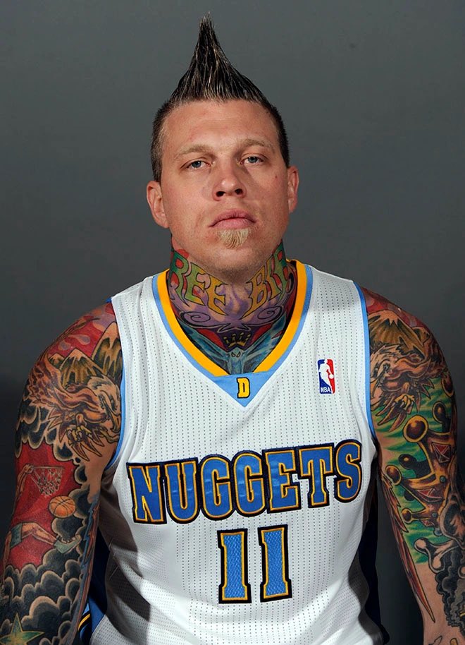 BenStinar's tweet image. So you say you’re a Denver Nuggets fan, who’s this?
