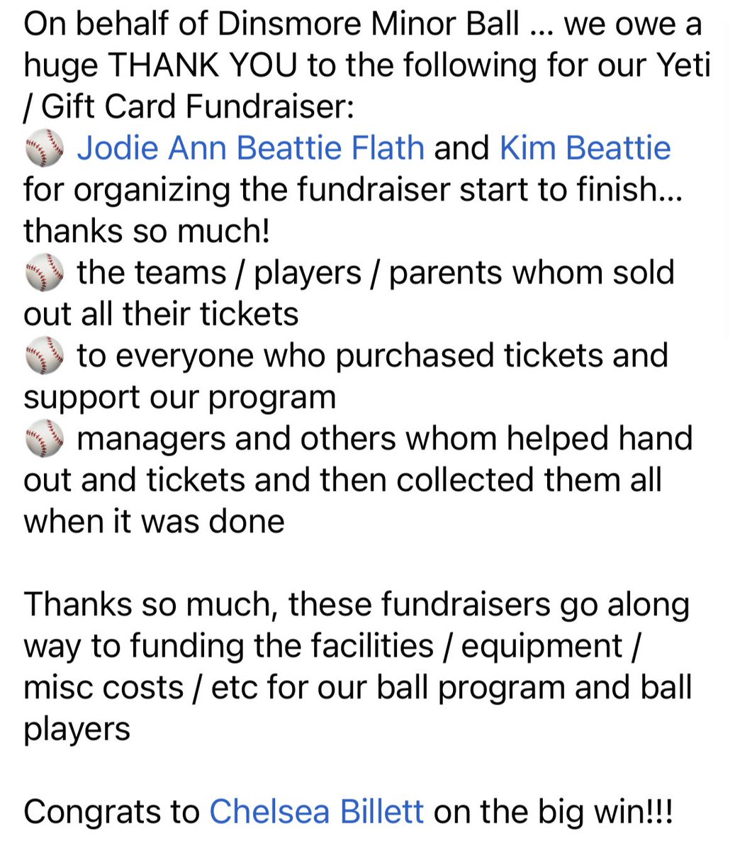 Dinsmore Minor Ball tweet media