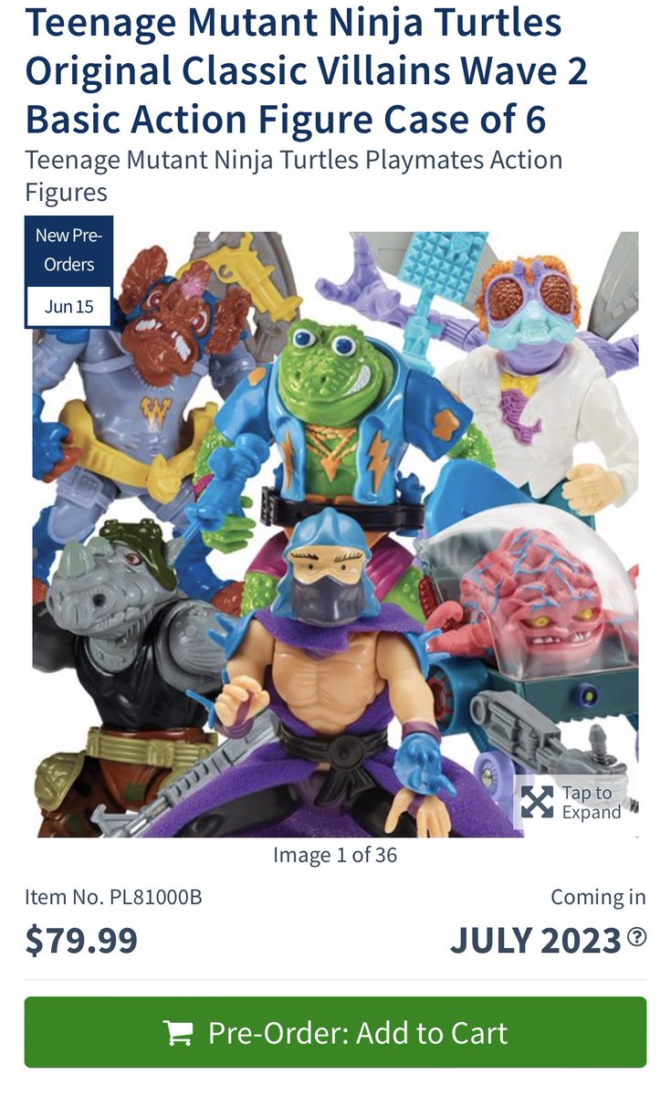 Preorder Playmates Retro Villains wave 2 case of 6 now at Entertainment Earth ($79.99)

- ee.toys/LHRSK2

Code: Freeship59 at checkout for FREE SHIPPING 

#TurtleLair #playmates #turtlepower
#teenagemutantninjaturtles #TMNT