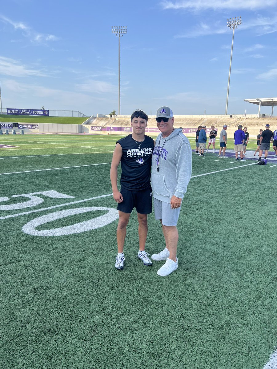 dominguez_athen's tweet photo. Thanks for a great camp and great learning experience at @ACUFootball 
@CoachDubin @ACUCoachCass and looking forward to compete at the DB camp July 21st https://t.co/6VGQCGtPws