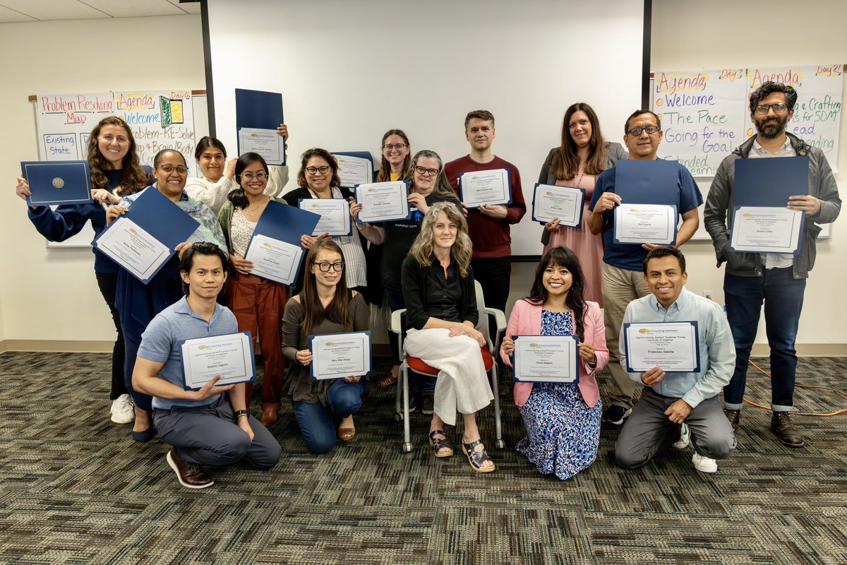 Our coaches & admins completed the 8-day Cognitive Coaching Foundations Training w/ @IronsNatalie @uclacenterx! We’re ready to apply the research-based support model that enhances @LASchools educators’ cognitive processes toward thoughtful decision-making & self-directed action!