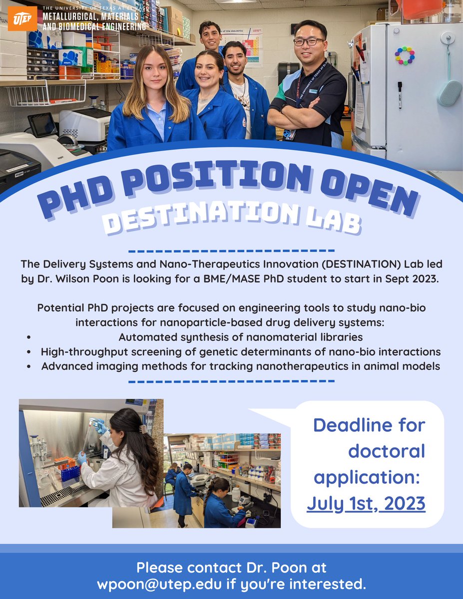 Poon Lab UTEP On Twitter We Have A BME MASE PhD Position Open In poon-lab-utep-on-twitter-we-have-a-bme-mase-phd-position-open-in