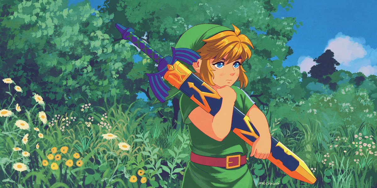 _mochiwei's tweet photo. My Ghibli-inspired Zelda art ✨🏹
#Zelda #BOTW https://t.co/bn4ghUQ1pa