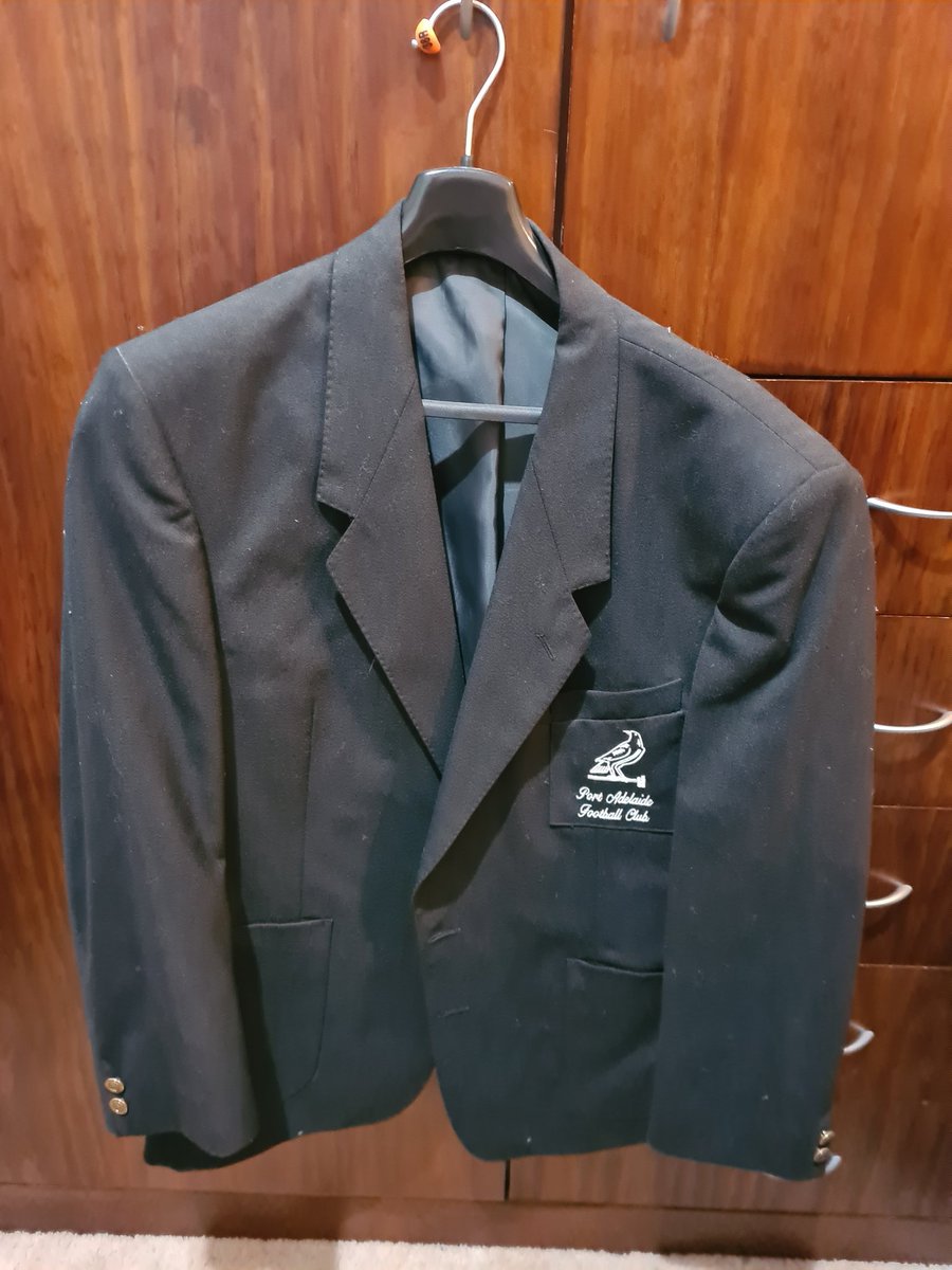 Once upon a time when you played your 100th League game for Port Adelaide you received a 'Blazer'. Found mine recently here it is