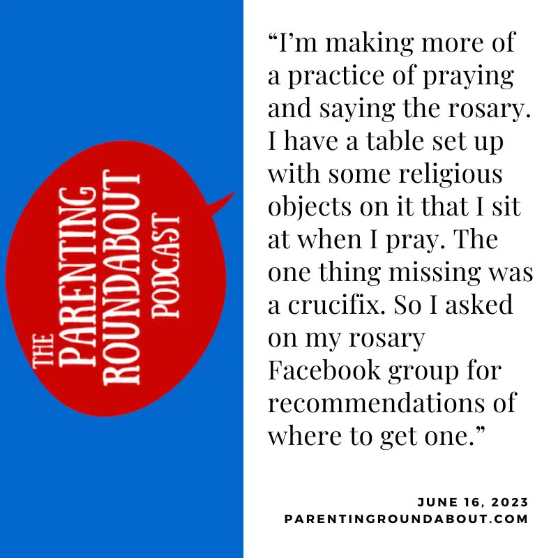 From today's Round 5 on our Roundabout Roundup picks for the week. Terri's gearing up with the help of <a href="/automcatholic/">Autom</a>. Listen at  parentingroundaboutpodcast.com/blog/roundabou…