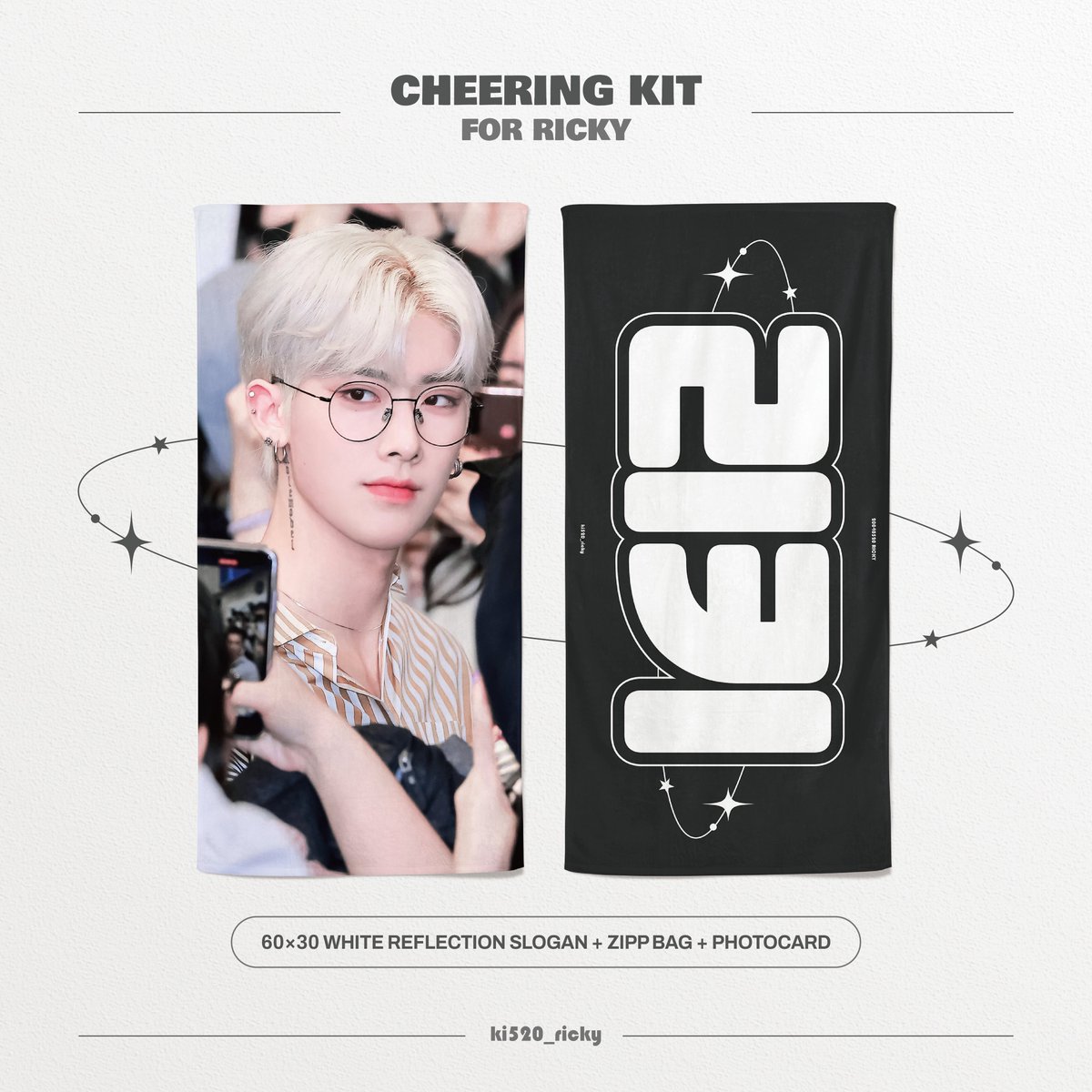 ki520_ricky's tweet photo. 𝐂𝐇𝐄𝐄𝐑𝐈𝐍𝐆 𝐊𝐈𝐓
𝐟𝐨𝐫 𝓡𝓲𝓬𝓴𝔂
-
🗓️ 23/06/17 ~ 23/07/01

🌐 G.O > DM
🔗 購買表單(Taiwan only) https://t.co/XenWPgiM9P
-
RT and I will send one set to lucky draw winner
-
#리키 #RICKY #沈泉锐 #リッキー
#ZB1 #ZEROBASEONE #제베원 https://t.co/T3JV6oaCaE