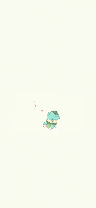 イラスト小さめのウツロイドとカリキリ 待ち受けsizeです ( ˶ᵔᵕᵔ˶و)و "  設定画面にてイラストを1度縮めていただくとぴったり設定できますので、ぜひ #ポケモンGO