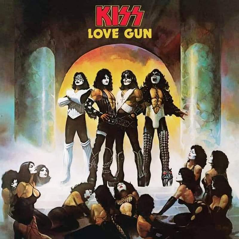 'Love Gun' is the 6th studio album by #KISS. It was released on June 17 and 30, 1977. #kissarmy #kissnation #KISSTORY #genesimmons #paulstanley #acefrehley #petercriss #cassablancarecords