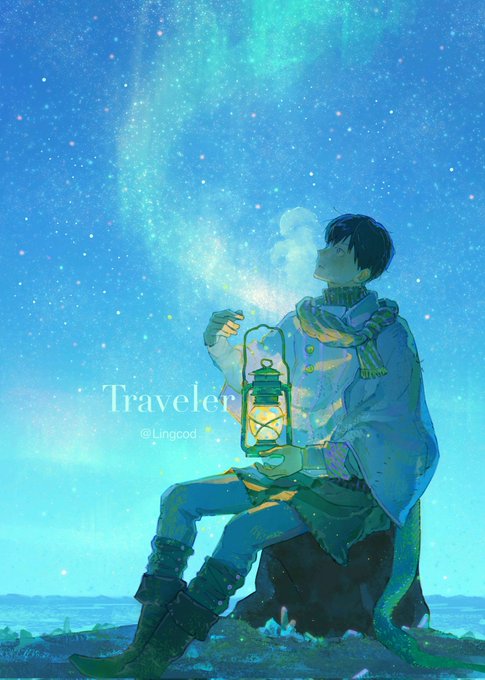 「black hair holding lantern」 illustration images(Latest)