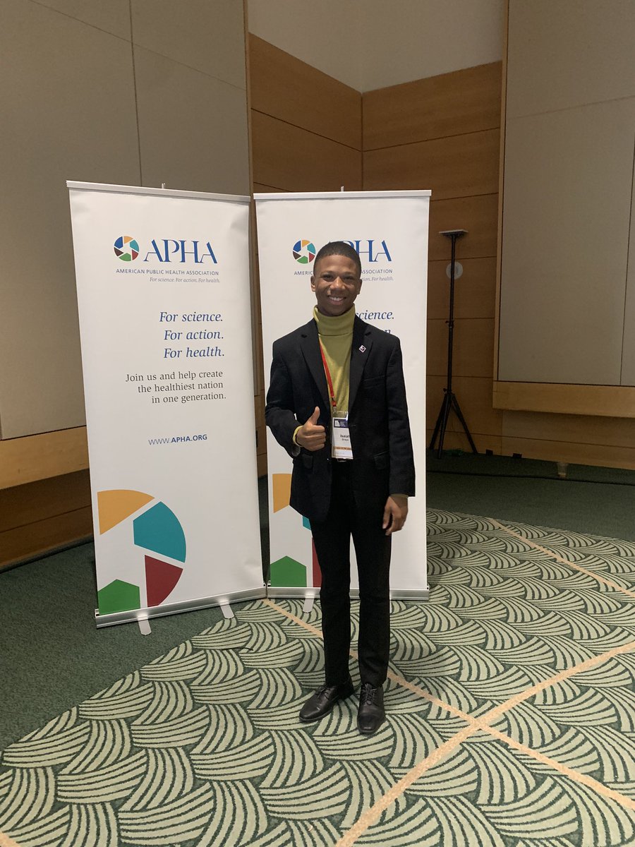 IsaiahGrays's tweet photo. The American @PublicHealth Association conference was amazing! The speakers were phenomenal and it was such a great learning experience! Thank you @BM4Flint for making this opportunity possible! https://t.co/o42ilV2PZZ