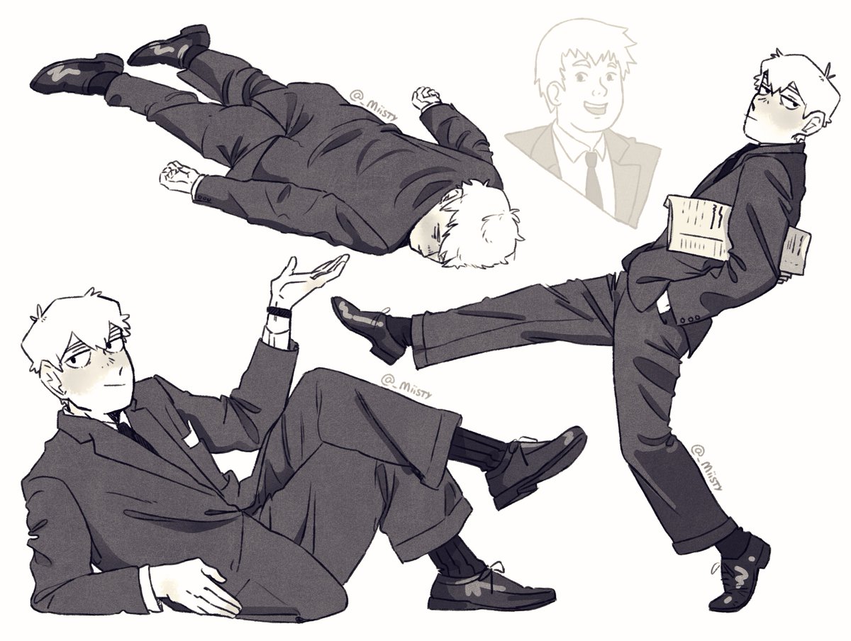 Suit study Feat. everyone's favorite sweaty conman
#mp100 #mobpsycho100