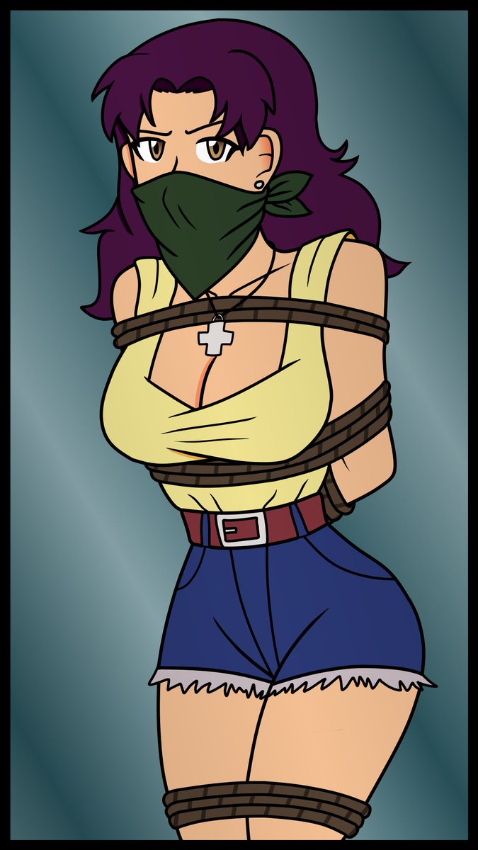 now, see, there's two ways we can interpret this: either Misato is in  genuine danger, or a particularly irritable neighbor had enough of  listening to her alcohol-fueled exploits. either way, maybe she  should've put on a bra.

originally by Idontevenknowanymo on DA