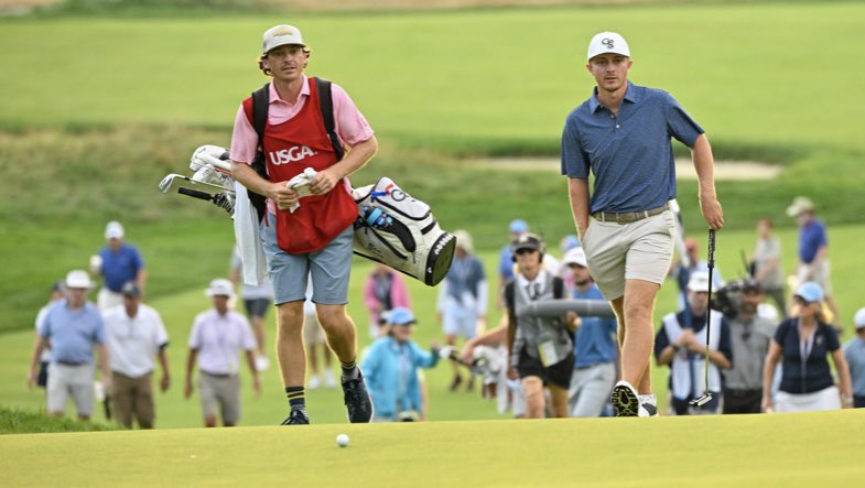 sackettcarr's tweet photo. Them boys onto the weekend. Go make some noise fellas @bencarr__ @willwilcoxgolf https://t.co/x2FPtjqPp1