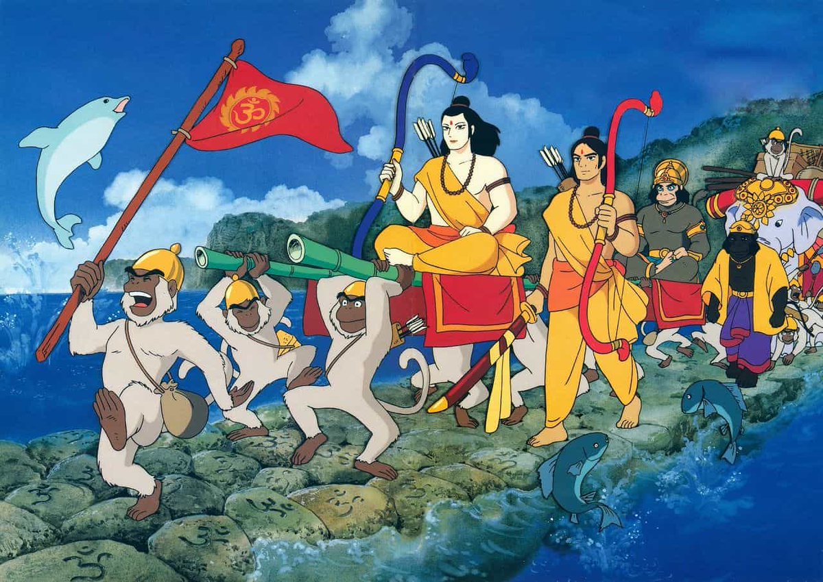 Throwback to the time when a Japanese documentary maker Yugo Sako fell in love with the story of ramayana, read over 10 versions of it and with help from Ram mohan (father of Indian animation) and koichi Sasaki went on to create one of its most beautiful depiction ever.