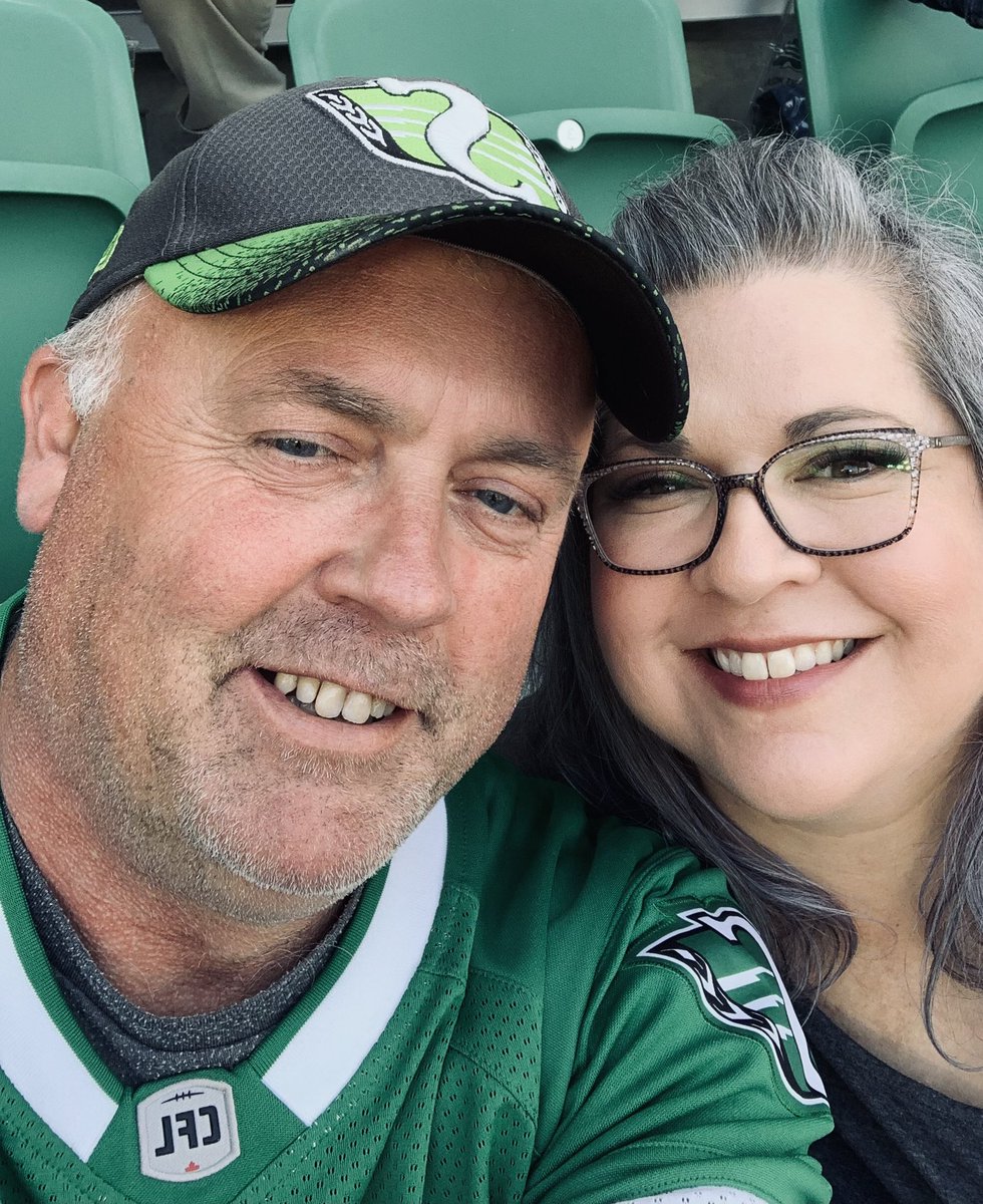 It’s so good to be back! Just feels right! #ALLINGREEN #RidersLIVE @sskroughriders