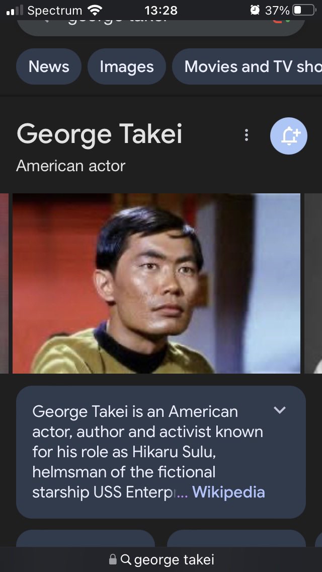 @GeorgeTakei Congratulations on a distinguished Hollywood career that included one of my top five television programs of all time 👉Star Trek. Anything that inspired my love for science and mathematics was numero uno with me. This genre included “Voyage to the Bottom of the Sea”.