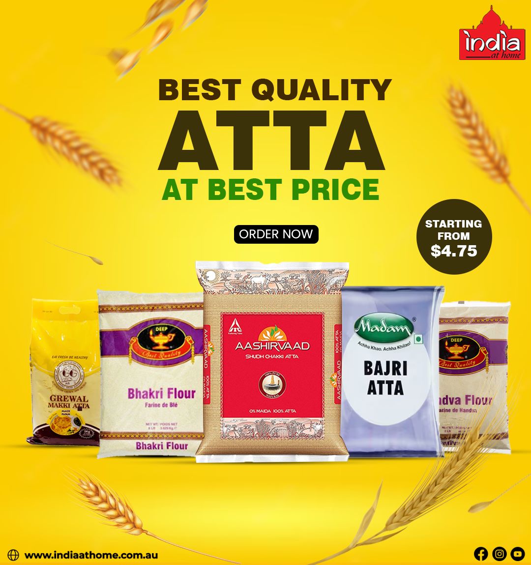 Make the softest and healthiest chapatis with India's most favourite Atta. 

Shop now at indiaathome.com.au.

#IndianCooking #IndianGroceryStore #VictoriaFoodie