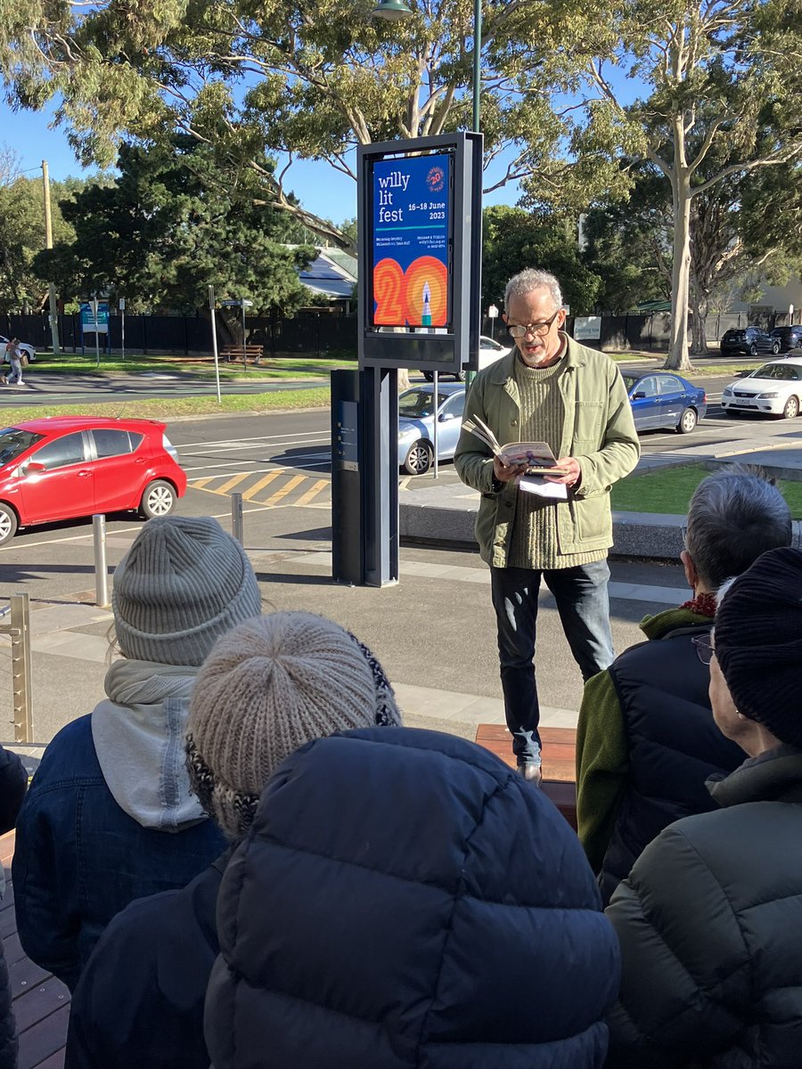 Nice day for a psychogeographic stroll around Williamstown with author #nickgadd  <a href="/willylitfest/">Willy Lit Fest</a>