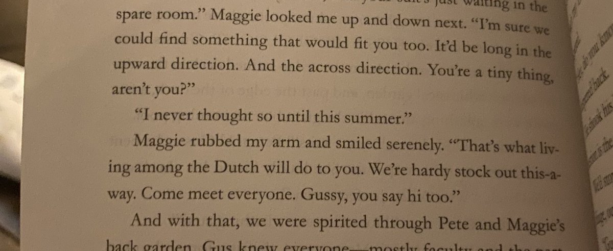 Emily Henry had mentioned Meijer, Lake Michigan, referenced lots of people with blonde hair and blue eyes, and now this comment about Dutch people being sturdy 🫠 #beachread 
I think I am biased toward this book because #westmichigan #emilyhenry