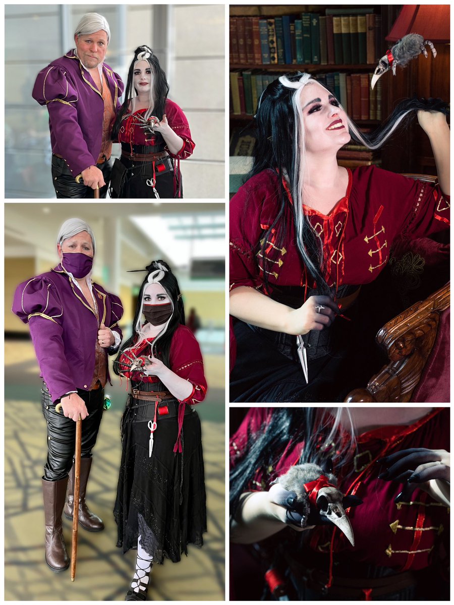 OriginalEmmArt's tweet photo. How it started…with help from the fur baby of course!
How it is now…always upgrading and improving.
#criticalrole #criticalrolecosplay #criticalrolefanart #bellshells #traviswillingham #marisharay #cosplay #everydaycosplayteachers #bertrandbell #laudna #geeklife #cat https://t.co/PG5DohK4w1
