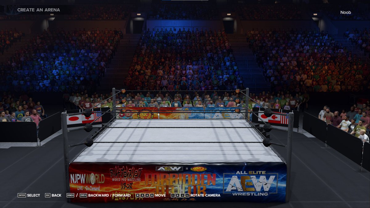 AEW x NJPW #ForbiddenDoor longramp and no wwe logos is now available on #WWE2K23 Community creations 

tags: MARTYM, FORBIDDENDOOR

reuploadable so use as a no wwe logo template aswell