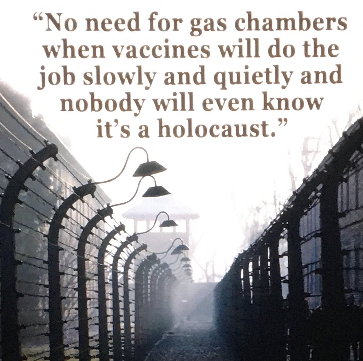 No need for gas chambers…… #PfizerCrimes #ModernaCrimes @pfizer @moderna_tx