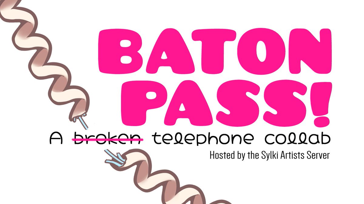 #Sylki Baton Pass, Round 4!  

Featuring 10 artists and writers, with a combined wordcount of 50k+ (and counting)  

Posting starts Monday, June 19th!!