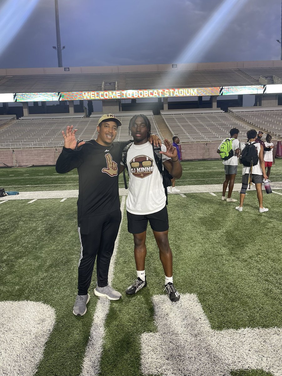 Hayden West (@_haydenwest) on Twitter photo I am very grateful to receive my first offer from Texas State University. I would like to thank <a href="/_CoachGregg/">Matthew Gregg</a> Coach Dex <a href="/26Int_Hit/">Dexter McCoil Sr</a> <a href="/_Jerry_Edwards/">Jerry Edwards</a> <a href="/Coach_JSnyder/">Jeremy Snyder</a> <a href="/CHHS_FOOTBALL/">CHHS Football</a> <a href="/coachcilumba/">Wallstreet Athletes /WSA BIGS /Wall Street 7v7</a>
Thank you! I am very grateful to receive my first offer from Texas State University. I would like to thank <a href="/_CoachGregg/">Matthew Gregg</a> Coach Dex <a href="/26Int_Hit/">Dexter McCoil Sr</a> <a href="/_Jerry_Edwards/">Jerry Edwards</a> <a href="/Coach_JSnyder/">Jeremy Snyder</a> <a href="/CHHS_FOOTBALL/">CHHS Football</a> <a href="/coachcilumba/">Wallstreet Athletes /WSA BIGS /Wall Street 7v7</a>
Thank you!