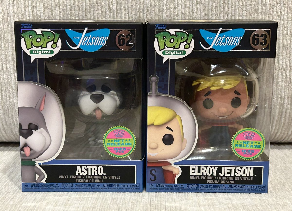📫 MAIL CALL! 📫 SHOUT OUT to Darla aka @tinyvenus_ for giving me an OUT OF SPACE deal for the two INCREDIBLE #TheJetsons #FunkoNFT POPs! Thank you again from the bottom of my heart! 🚀🚀 @OriginalFunko @Dropppio @wbpictures  #Funko #FunkoFamily #FunkoFunatic #NFT 👑